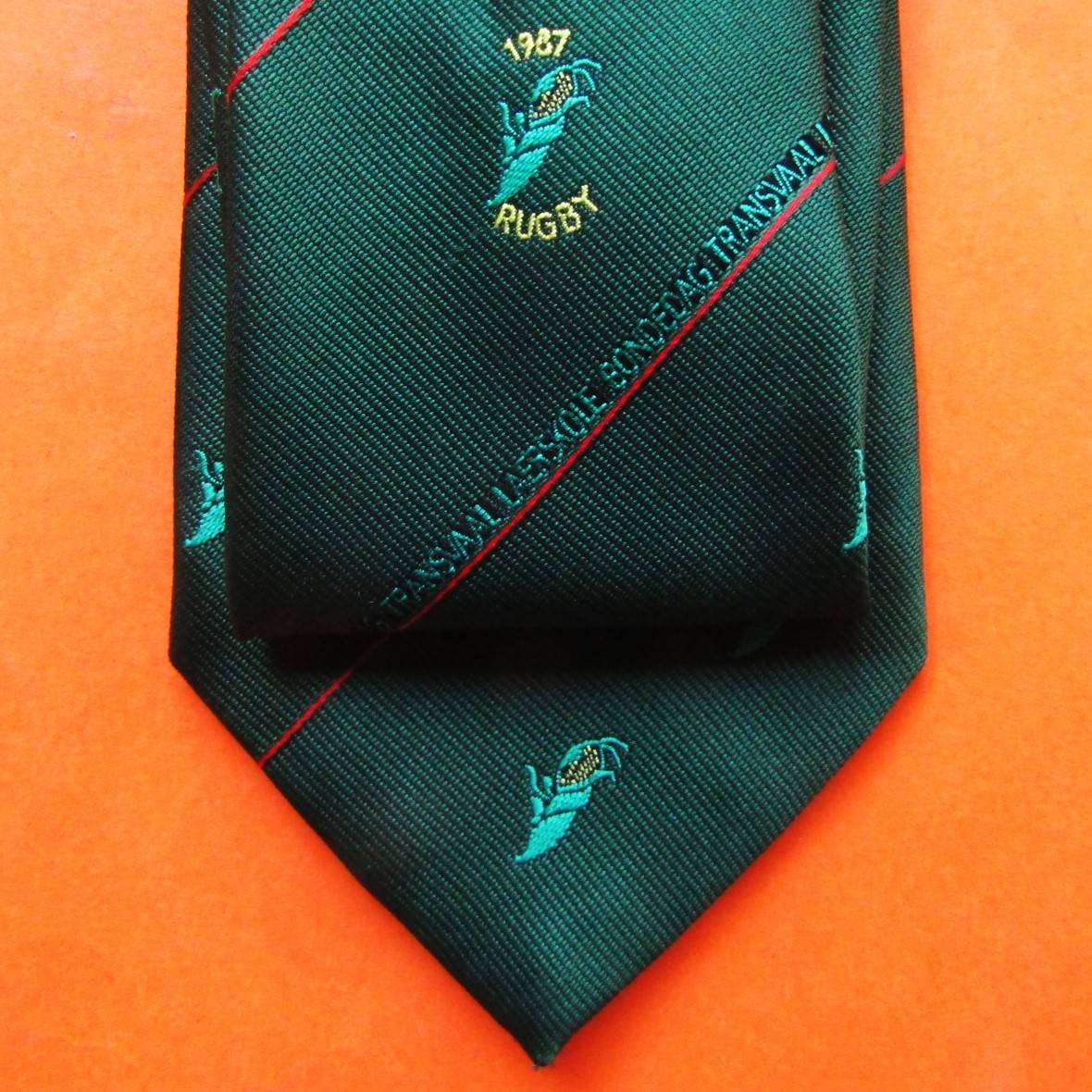 1987 Wes Transvaal Rugby Neck Tie