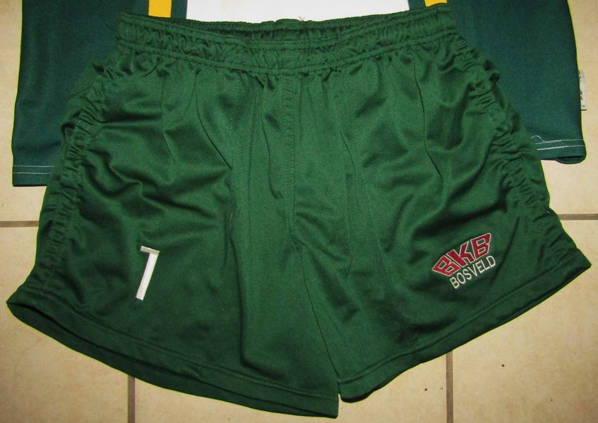 2011 Hoërskool Warmbad 1ste Span Players Rugby Jersey and Shorts