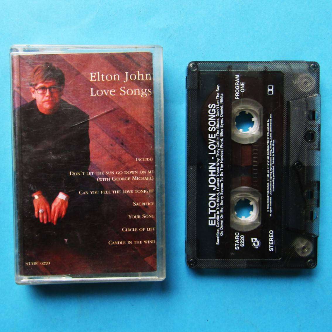 Elton John - Love Songs - Cassette Tape (1995)