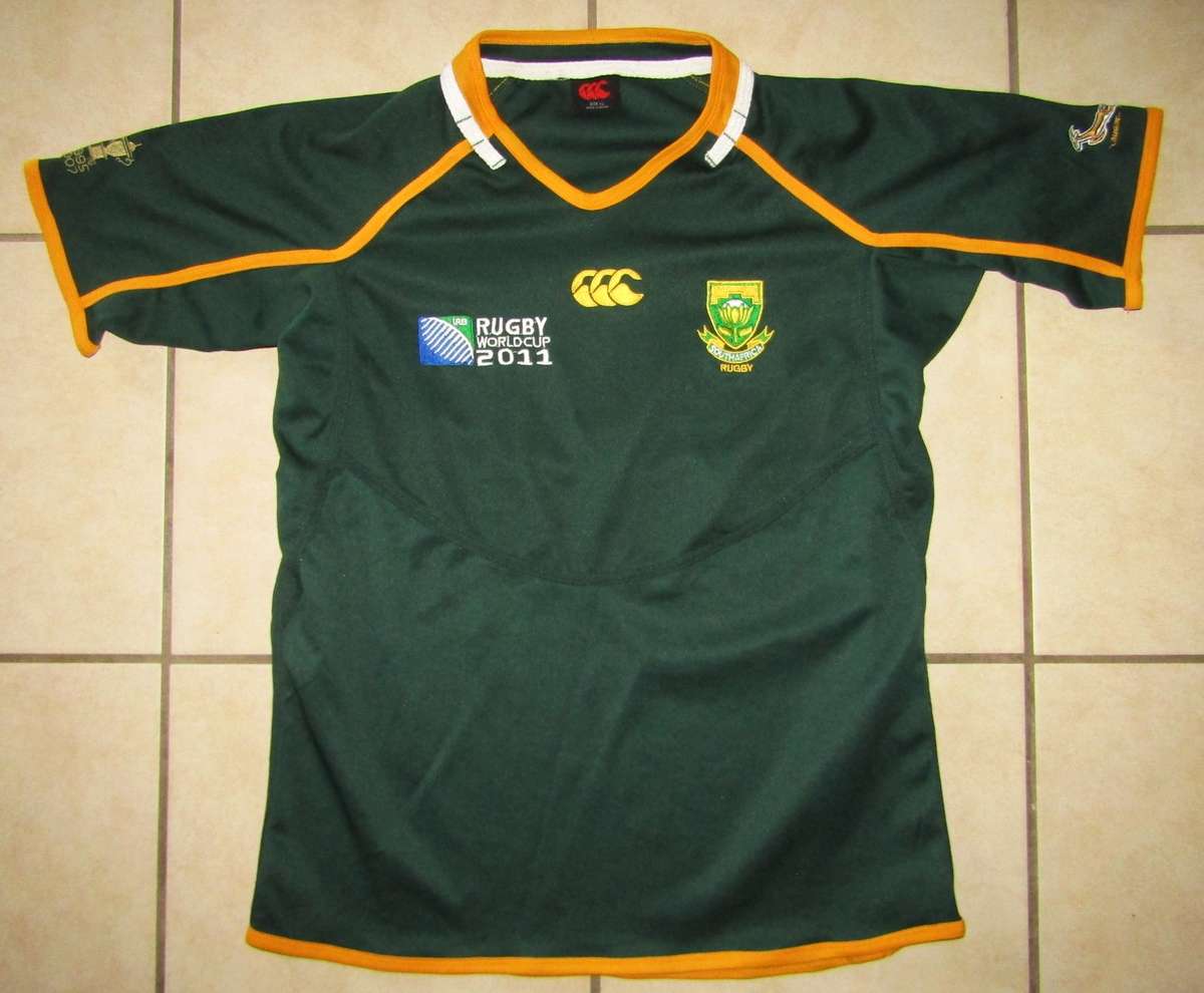 2011 World Cup Springbok Rugby Jersey - XL Size