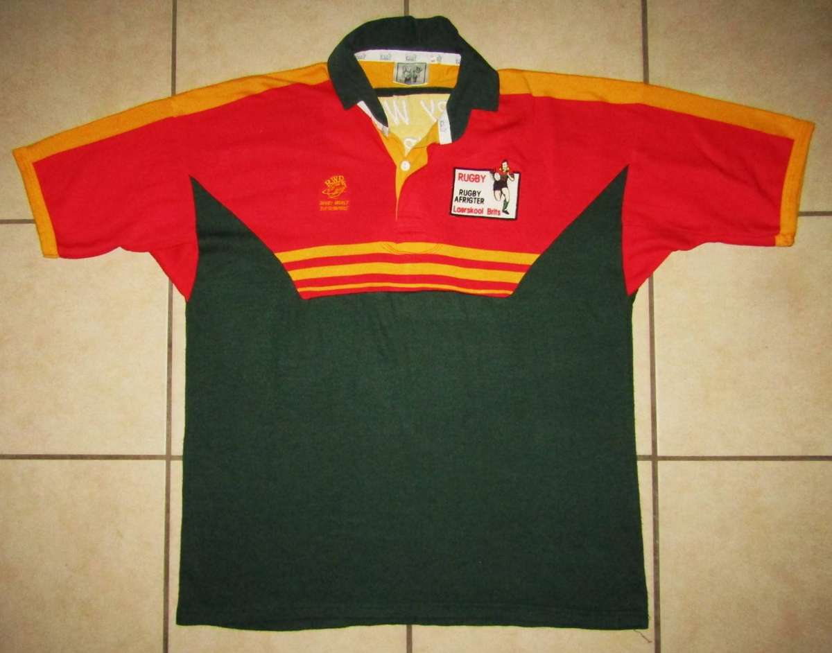 Old Laerskool Brits Afrigter Rugby Jersey