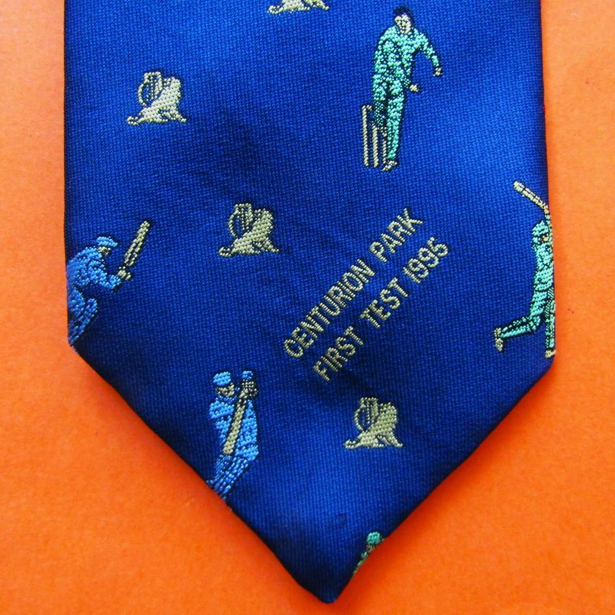 1995 Centurion Park First Test Cricket Neck Tie