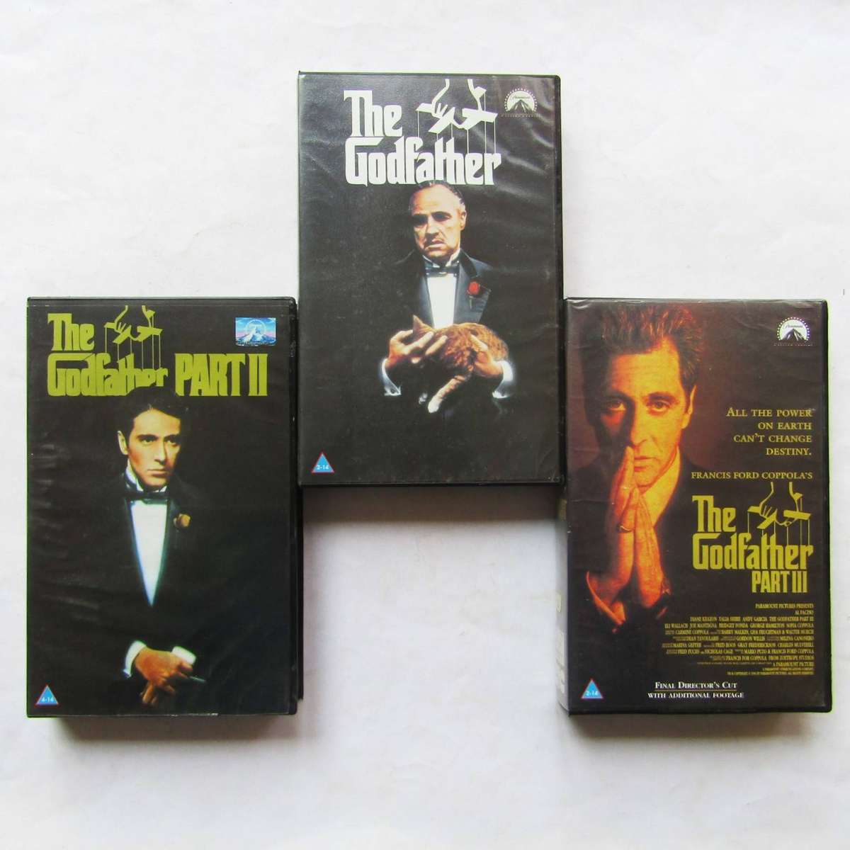 The Godfather 1 to 3 - Movie VHS Tapes
