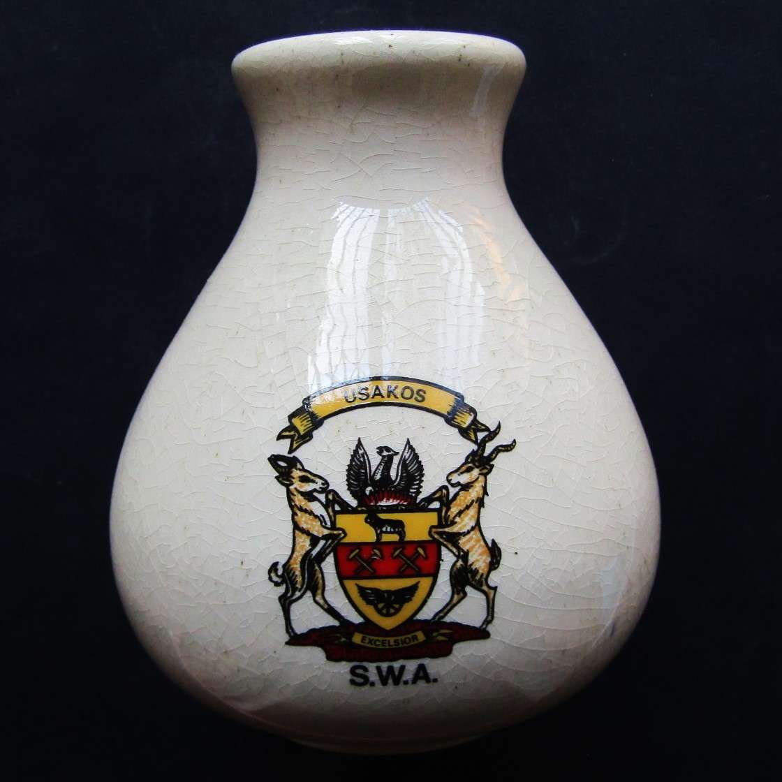 Old SWA Usakos Ceramic Vase
