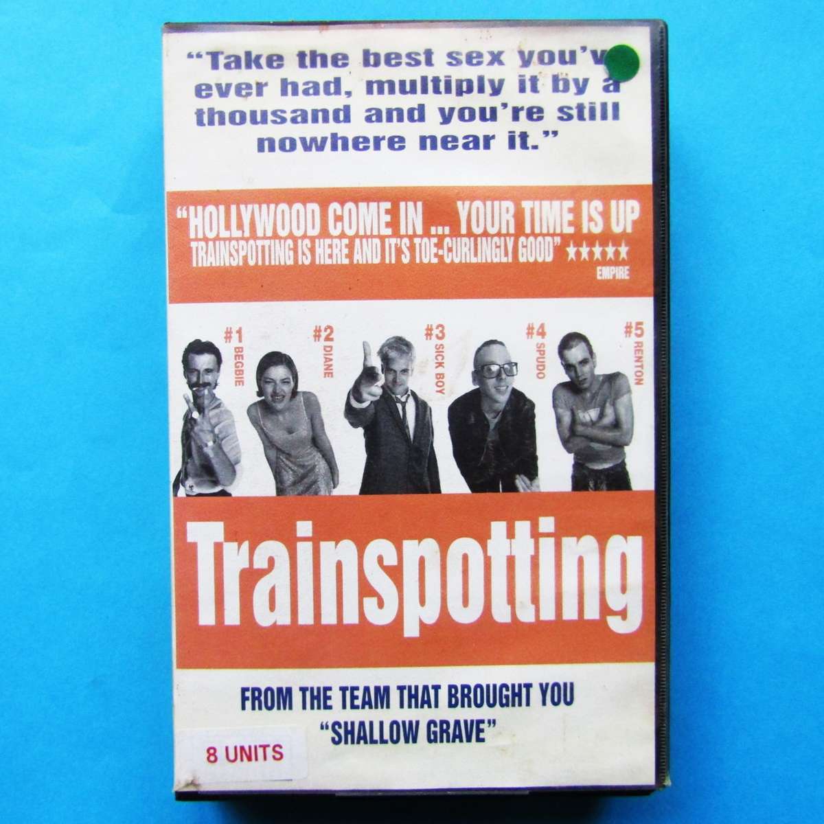 Trainspotting - Ewan McGregor - Movie VHS Tape (1996)