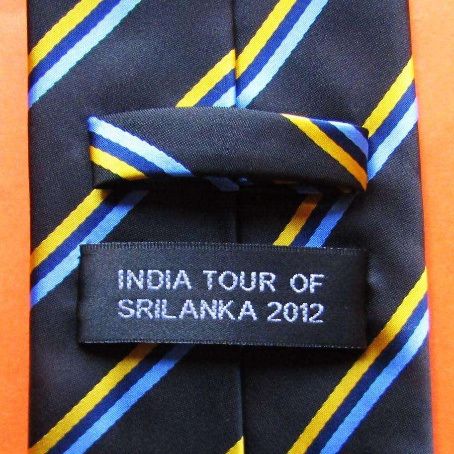 2012 India Tour of Sri Lanka Cricket Neck Tie