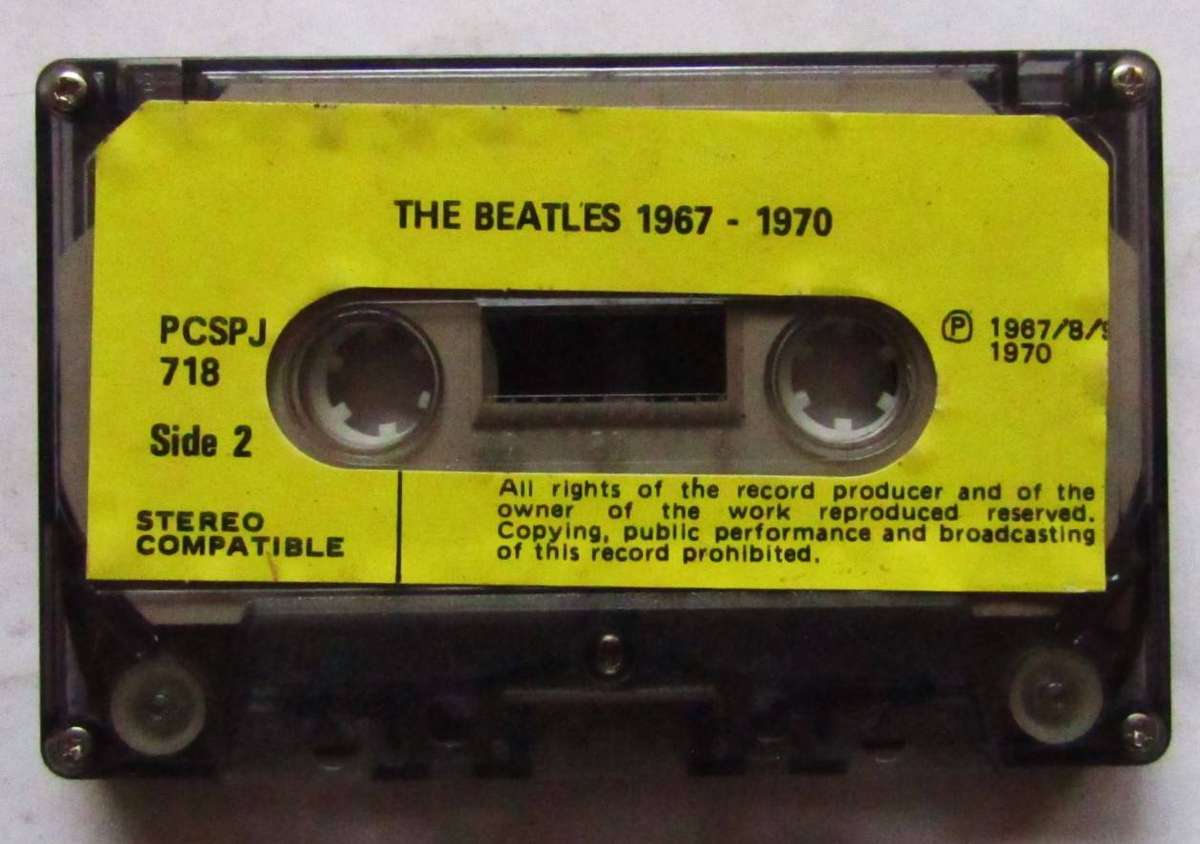 The Beatles 1967 - 1970 Cassette Tape