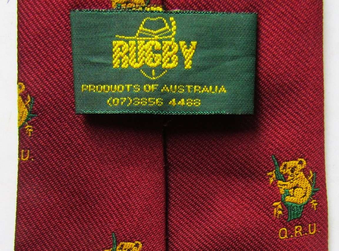 Old Australia Queensland Rugby Union Neck Tie