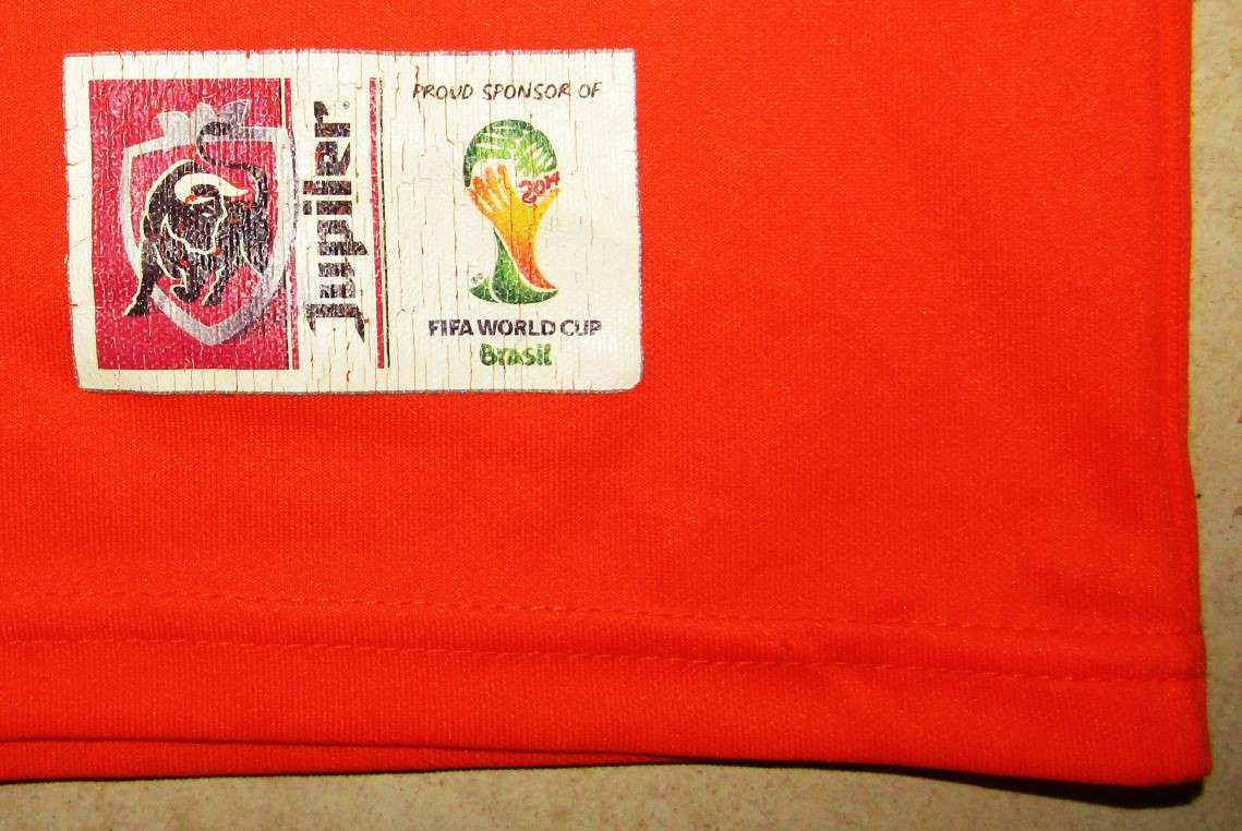 2014 World Cup Holland Football Supporter Jersey