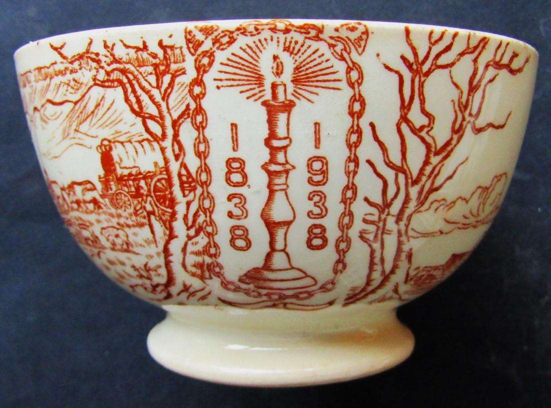 1938 Voortrekker Eeufees Bowl Issued by Bethlehem