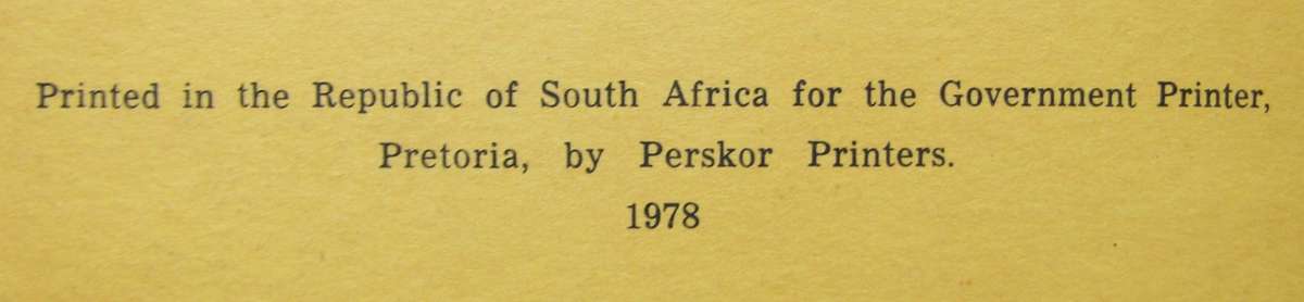 1978 Poisonous South African Snakes and Snakebite Brochure Booklet