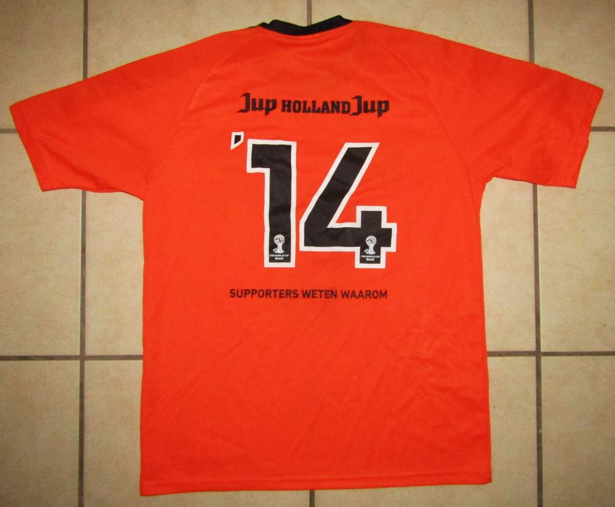 2014 World Cup Holland Football Supporter Jersey