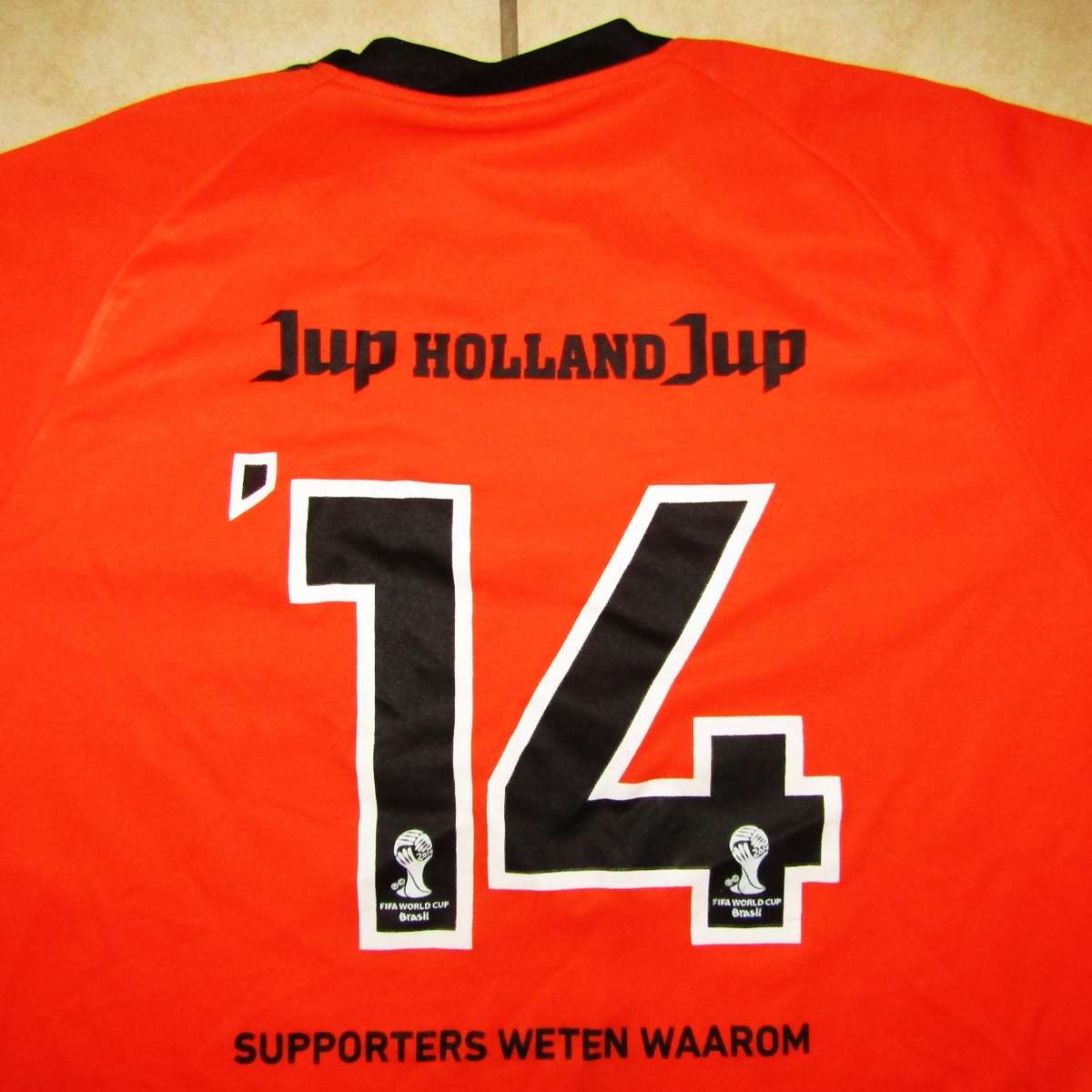 2014 World Cup Holland Football Supporter Jersey