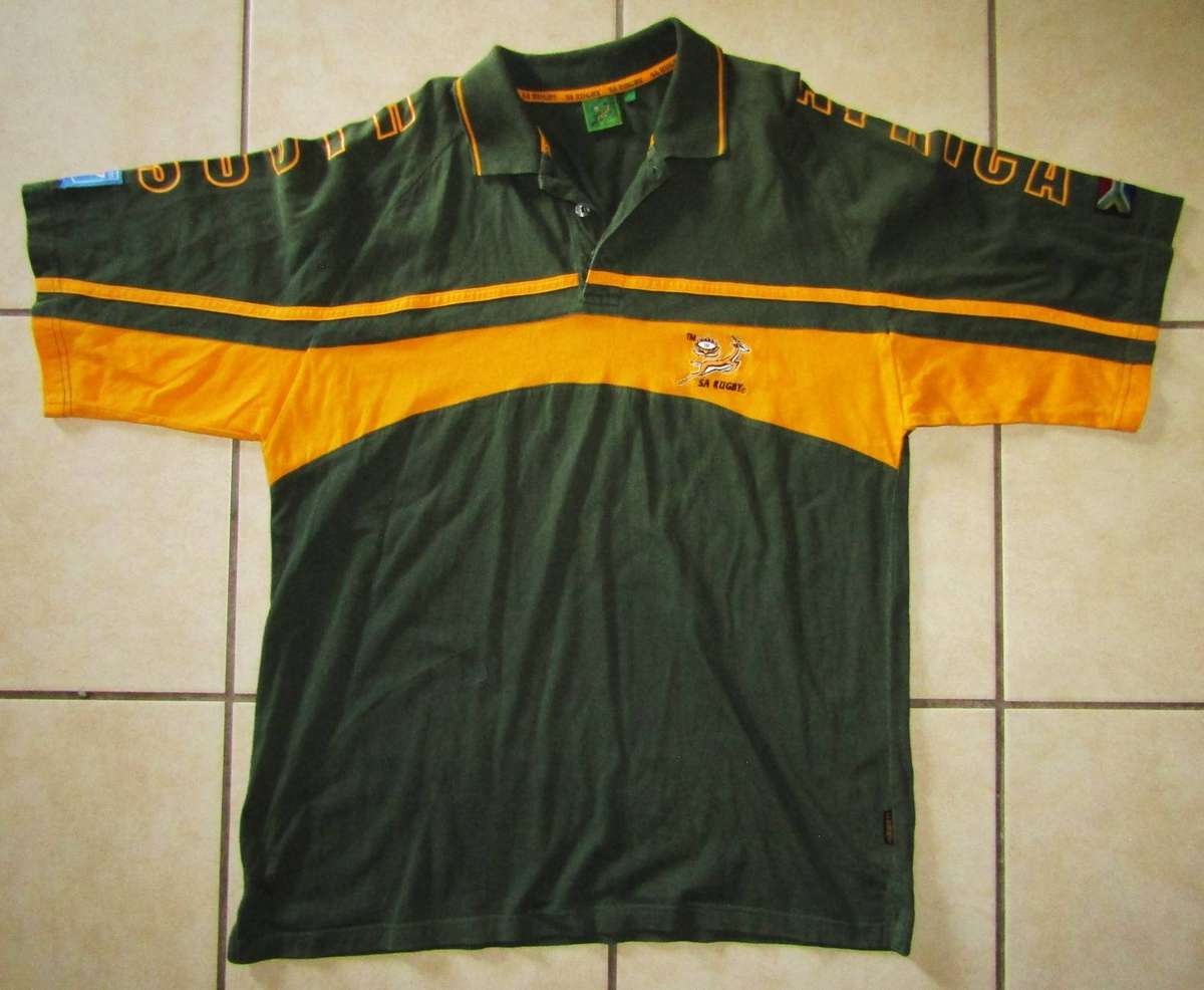 Old Tri Nations Springbok Rugby Shirt - Big Large Size