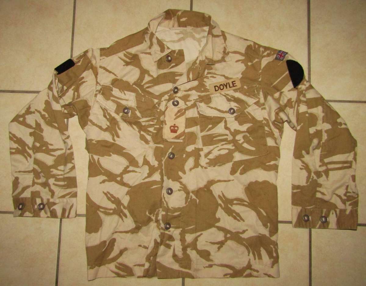 Old British Desert Camo Combat Jacket