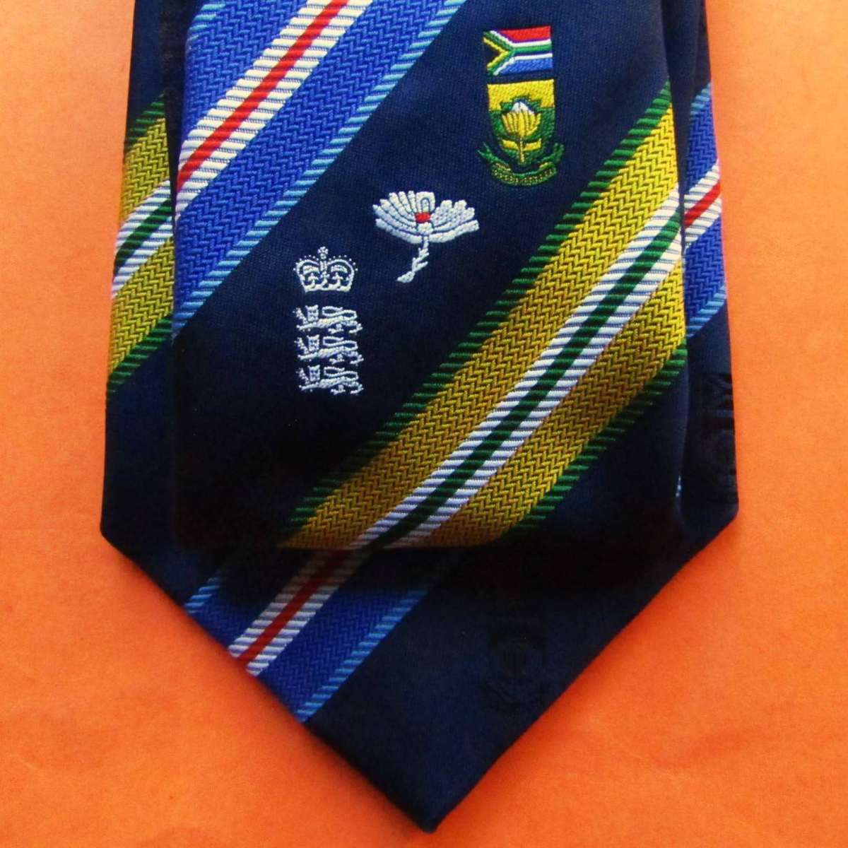 Old England vs Proteas Cricket Neck Tie
