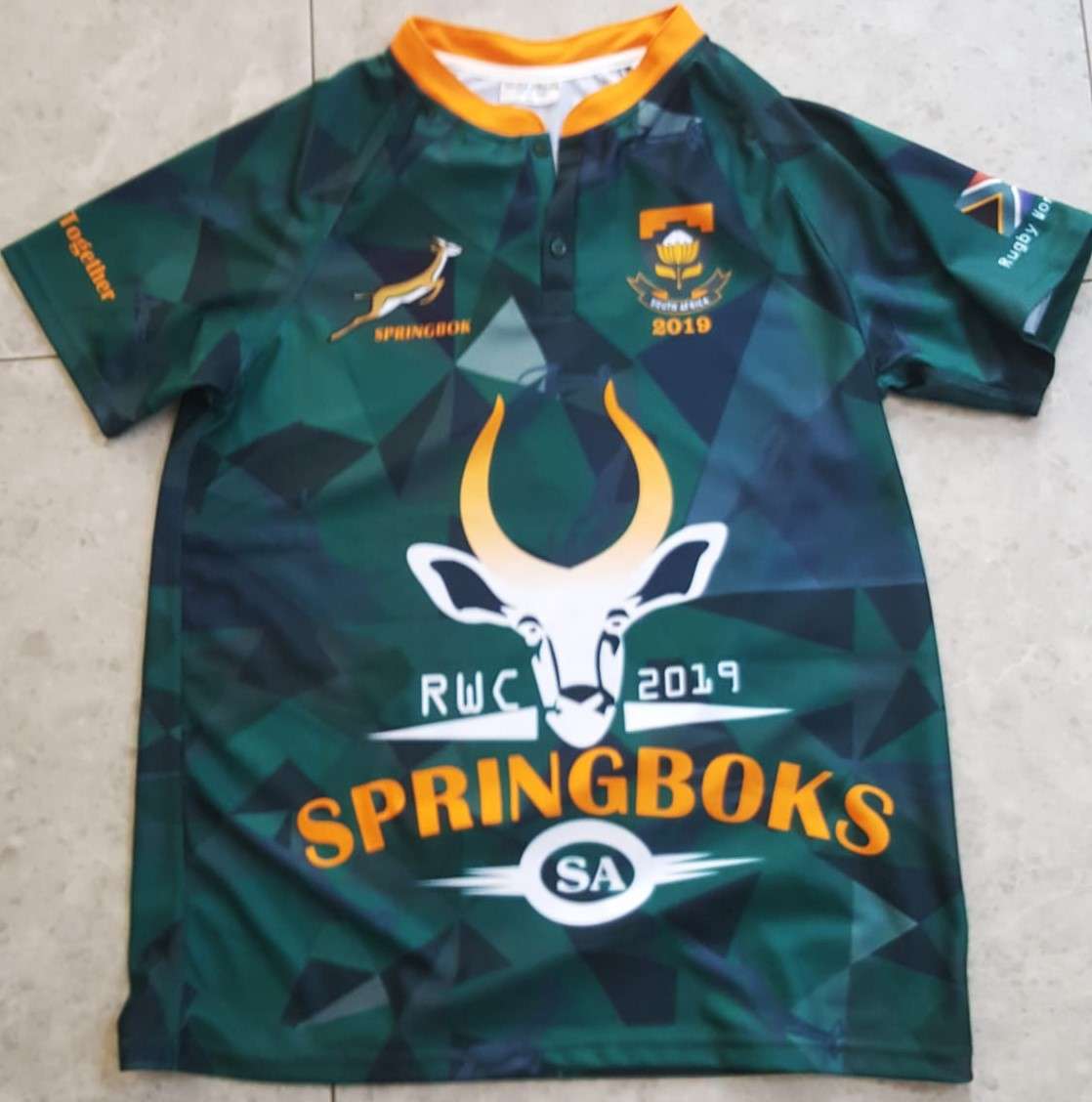 2019 Springbok Rugby Jersey - Size 2XL