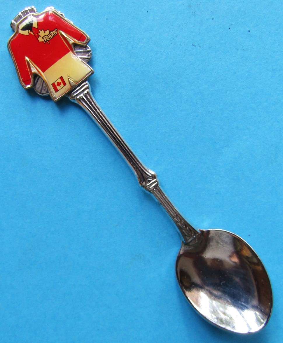 Old Canada Rugby Crested Spoon