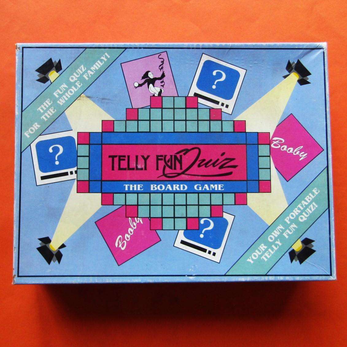 1992 Telly Fun Quiz Board Game