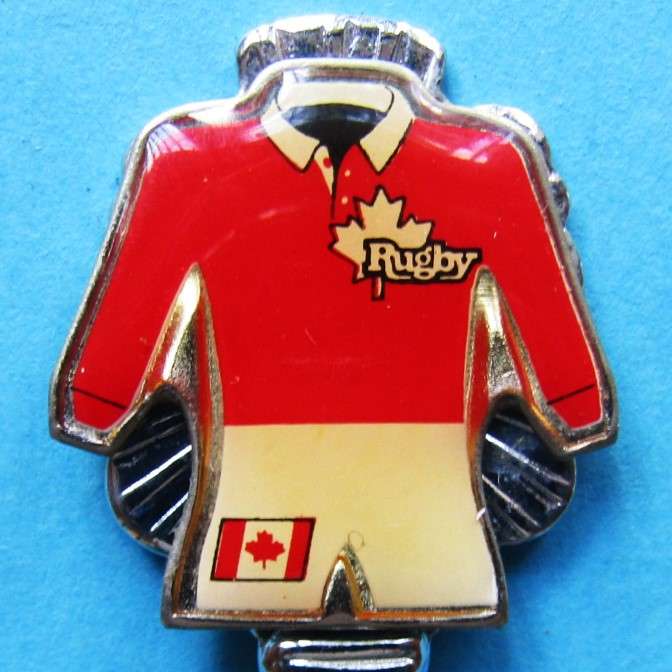 Old Canada Rugby Crested Spoon