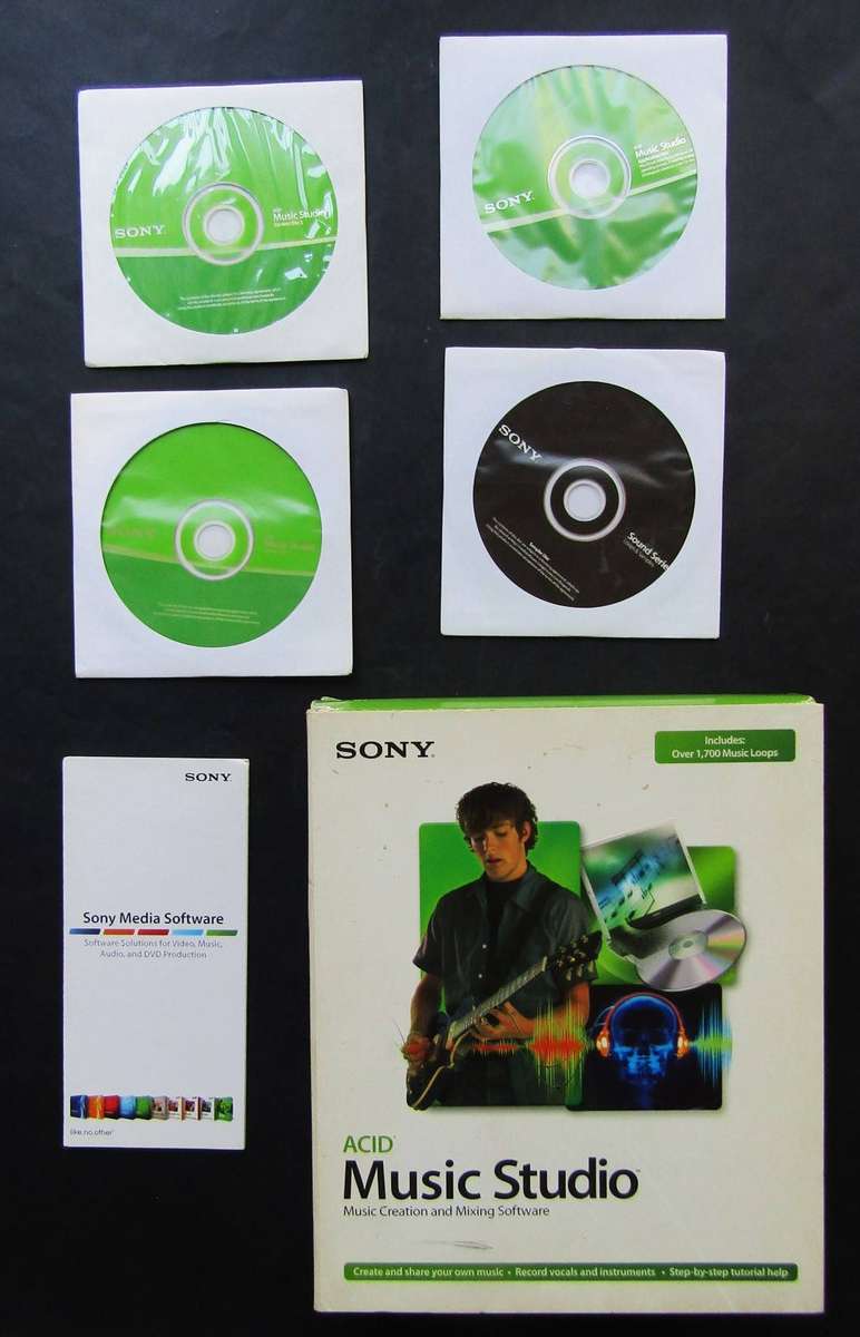 Sony Acid Music Studio - Big Box PC Software Program