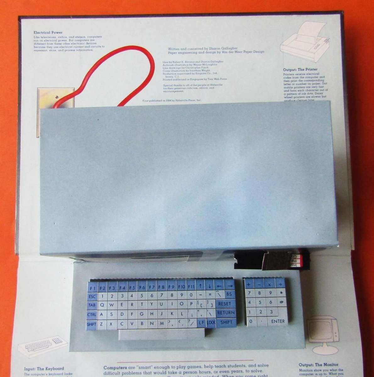 Inside the Personal Computer - 1984 Hardcover Pop-Up Guide Book