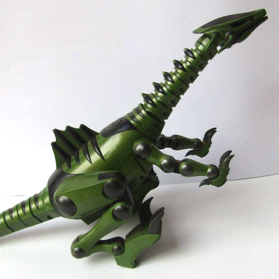 2006 WowWee Large Green Robot Dinosaur