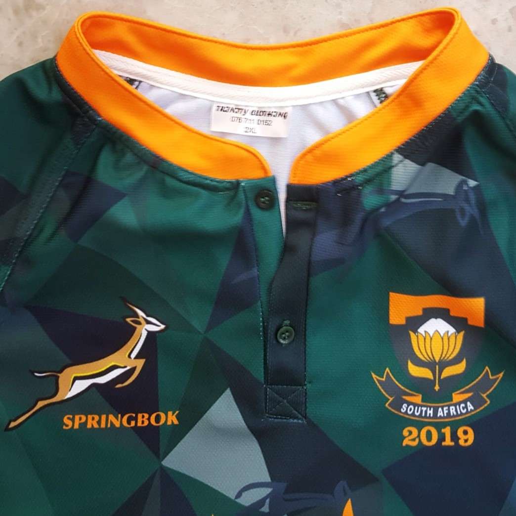 2019 Springbok Rugby Jersey - Size 2XL
