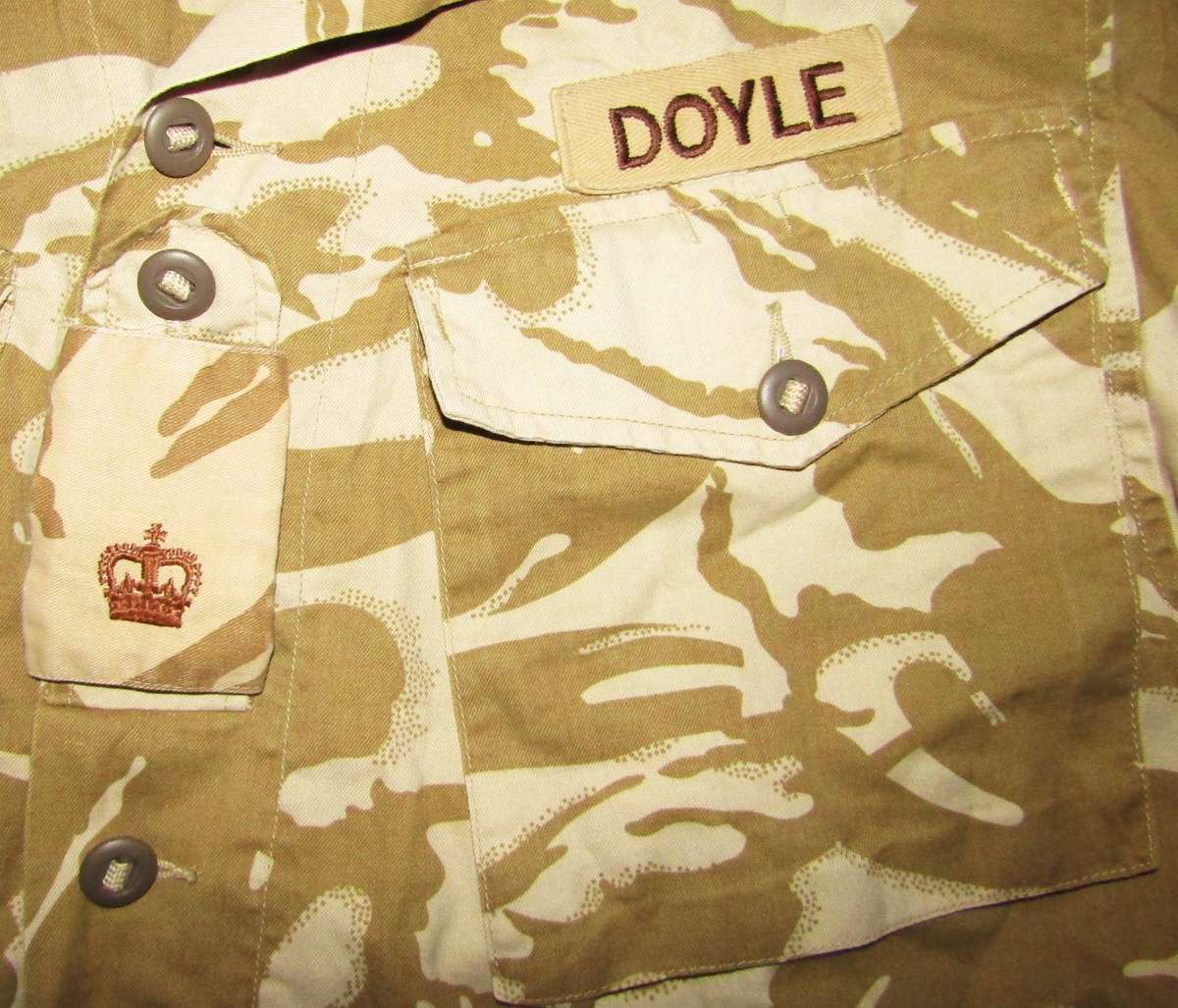 Old British Desert Camo Combat Jacket