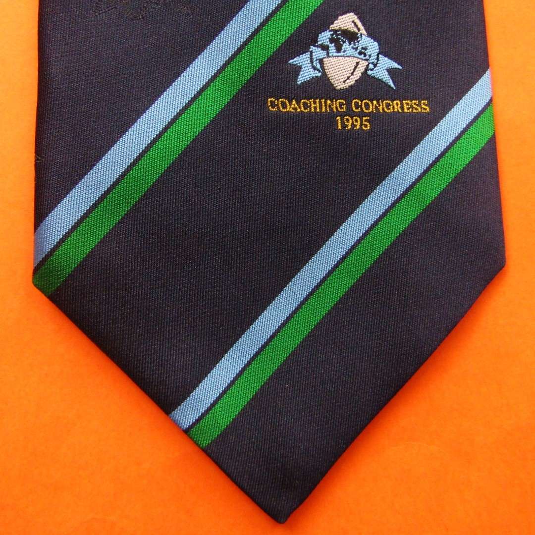 1995 Coaching Congress Rugby Neck Tie