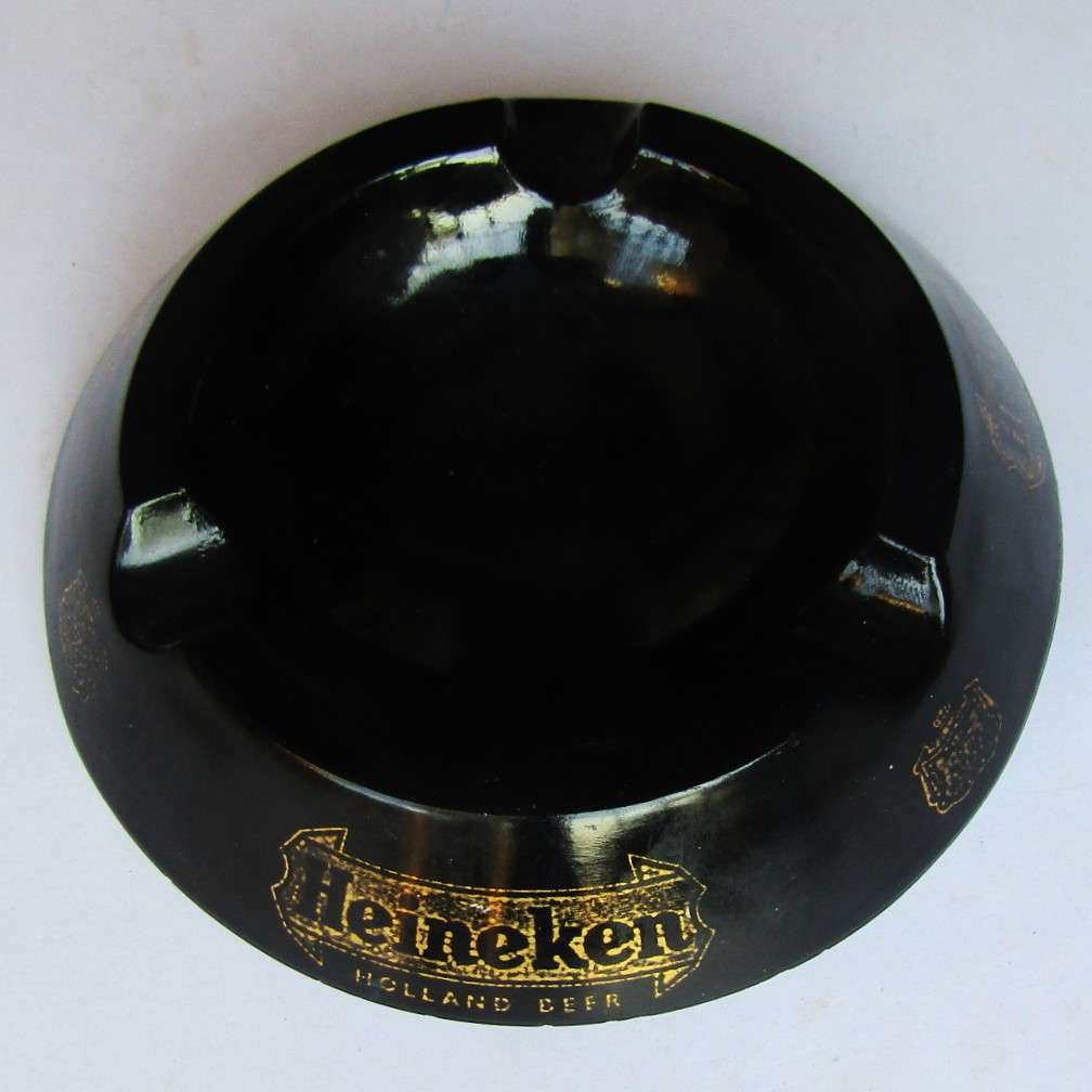 Old Heineken Beer Ashtray - Made in France