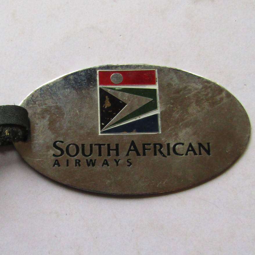 Old SAA Airways Metal Tag