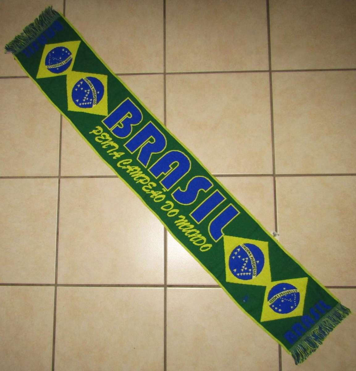 Old Brazil Football Scarf
