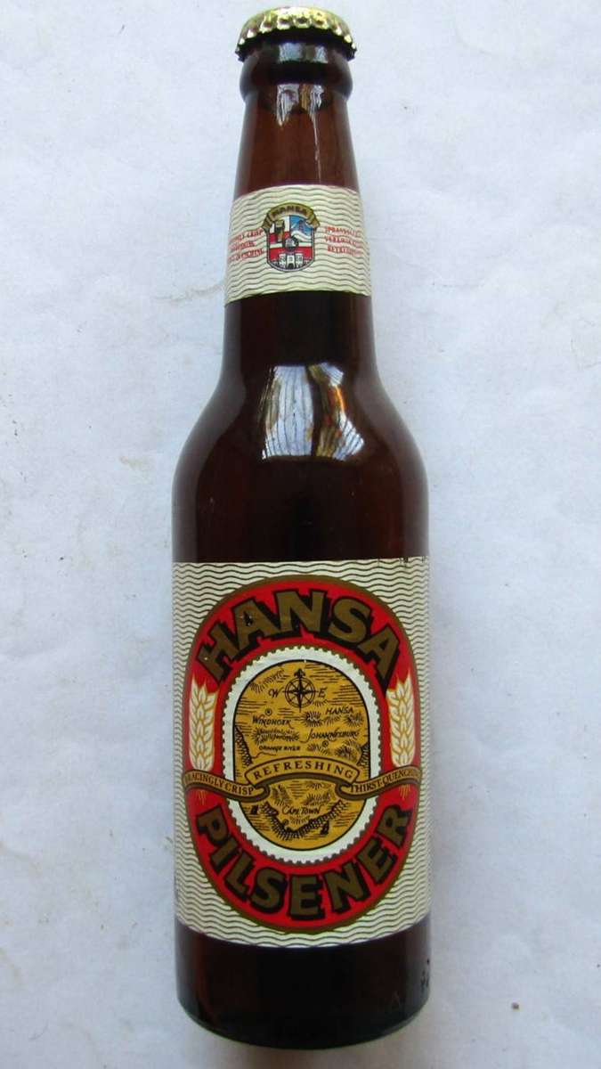 Old Hansa Pilsener 375ml Beer Bottle with Cap