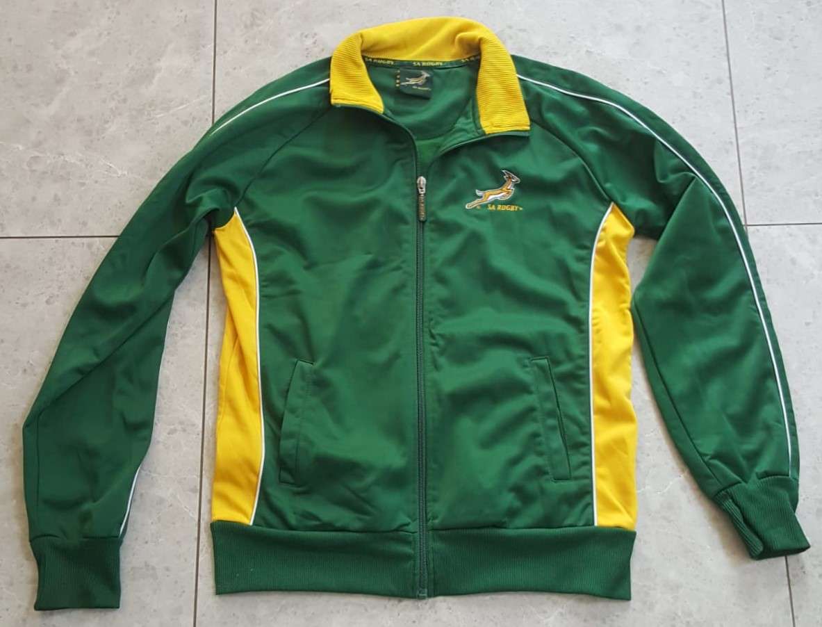 Old Springbok Rugby Tracksuit Jacket - Small Size