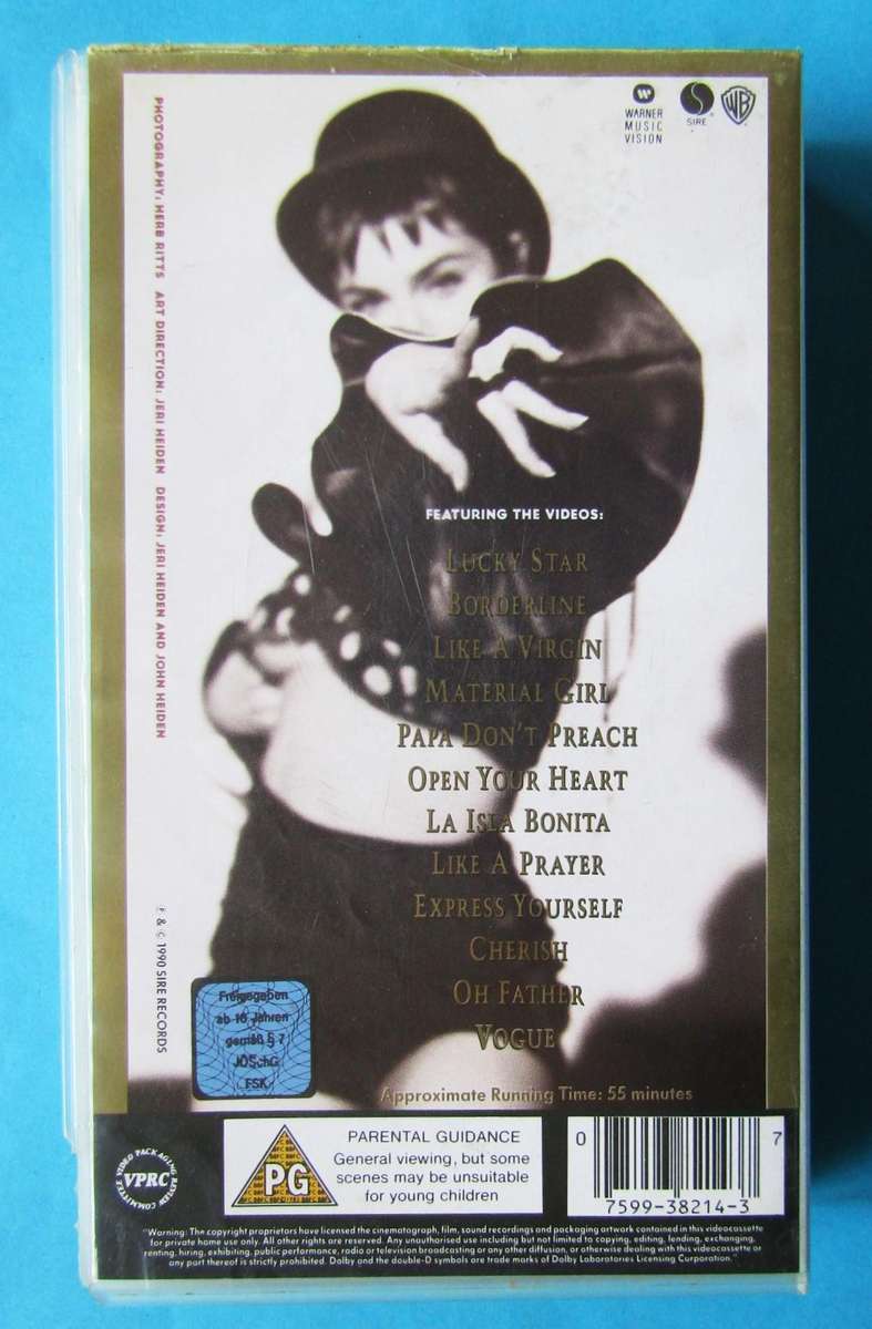 Madonna - The Immaculate Collection - VHS Video Tape (1990)