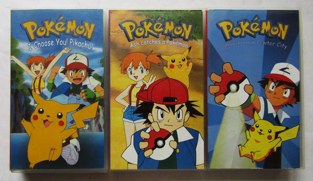 Pokémon - Volumes 1 to 9 - VHS Video Tapes