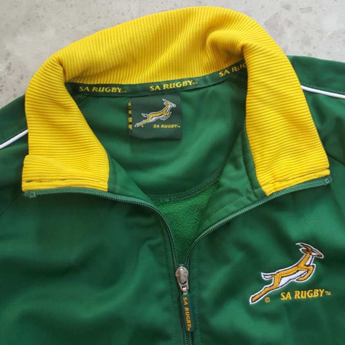 Old Springbok Rugby Tracksuit Jacket - Small Size