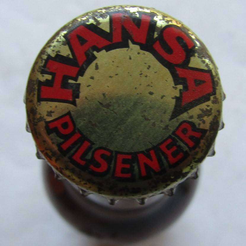 Old Hansa Pilsener 375ml Beer Bottle with Cap