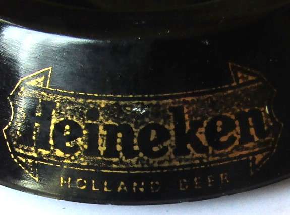 Old Heineken Beer Ashtray - Made in France