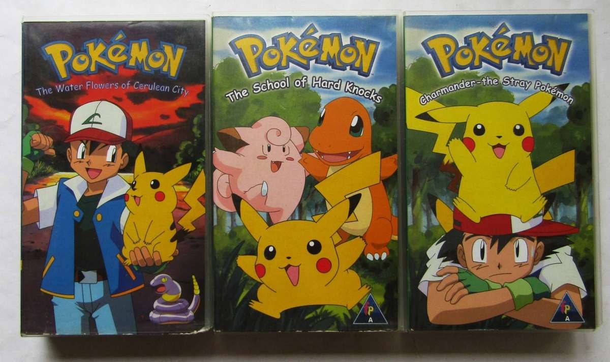 Pokémon - Volumes 1 to 9 - VHS Video Tapes