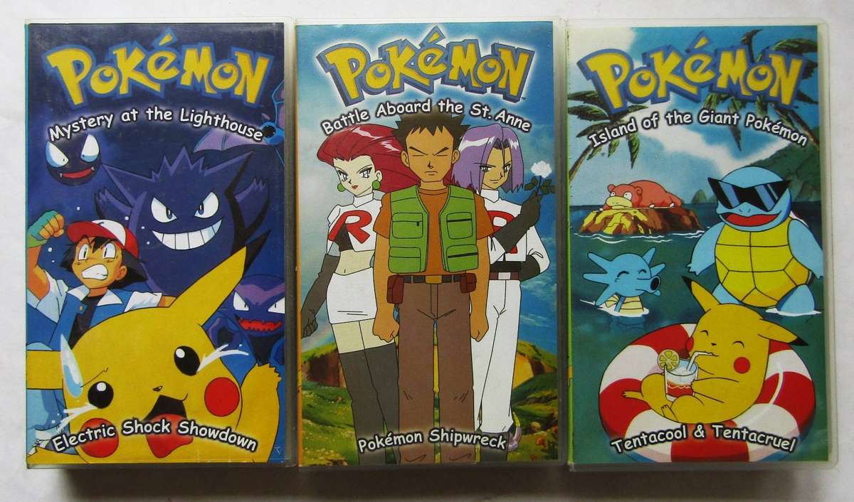 Pokémon - Volumes 1 to 9 - VHS Video Tapes