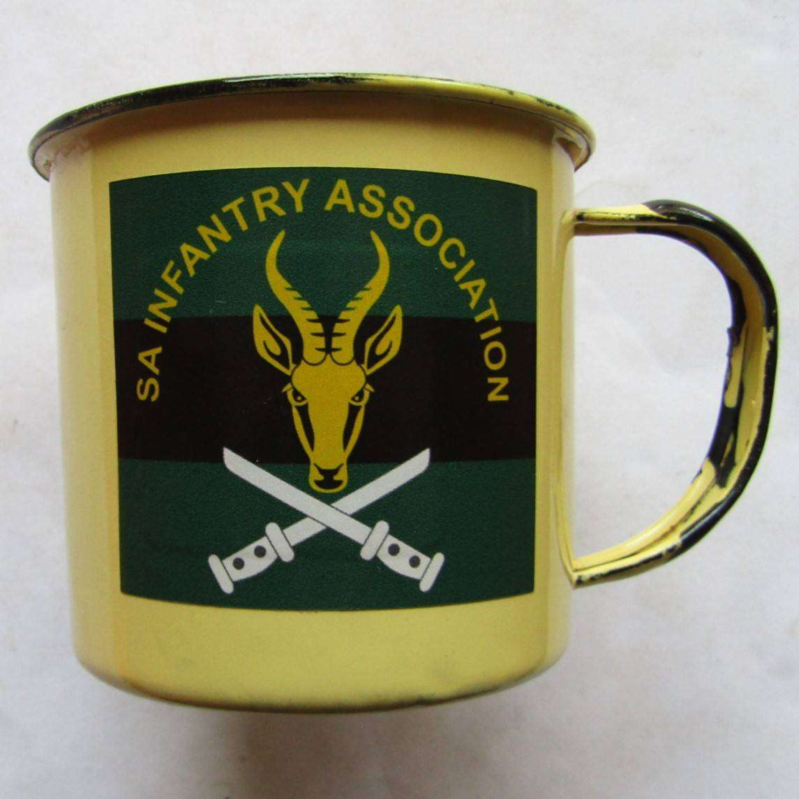 SADF Infantry Association Metal Mug