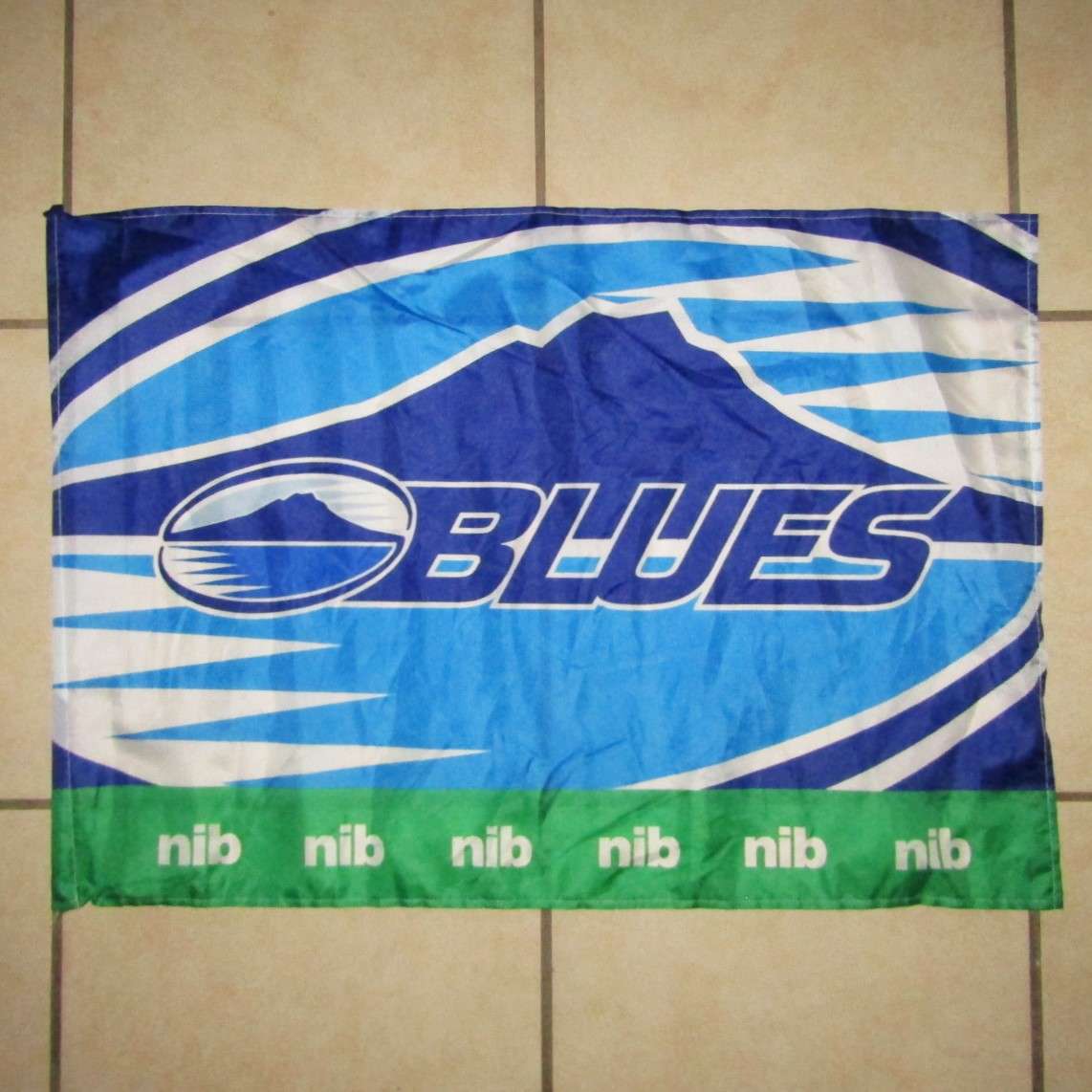 Old Auckland Blues Rugby Flag