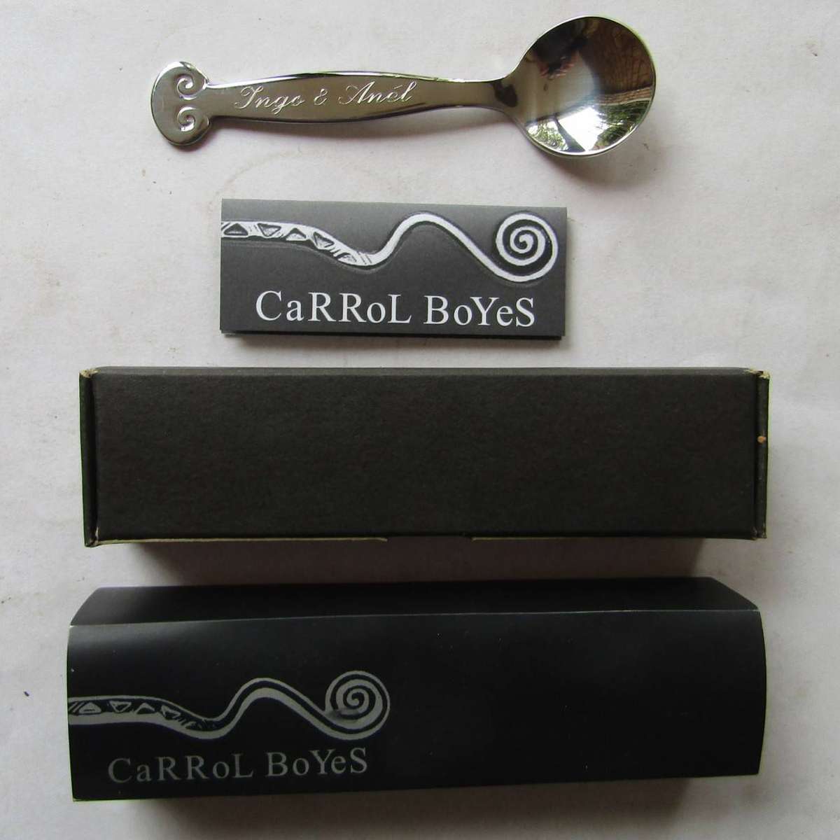 Carrol Boyes Sugar Spoon With Original Box