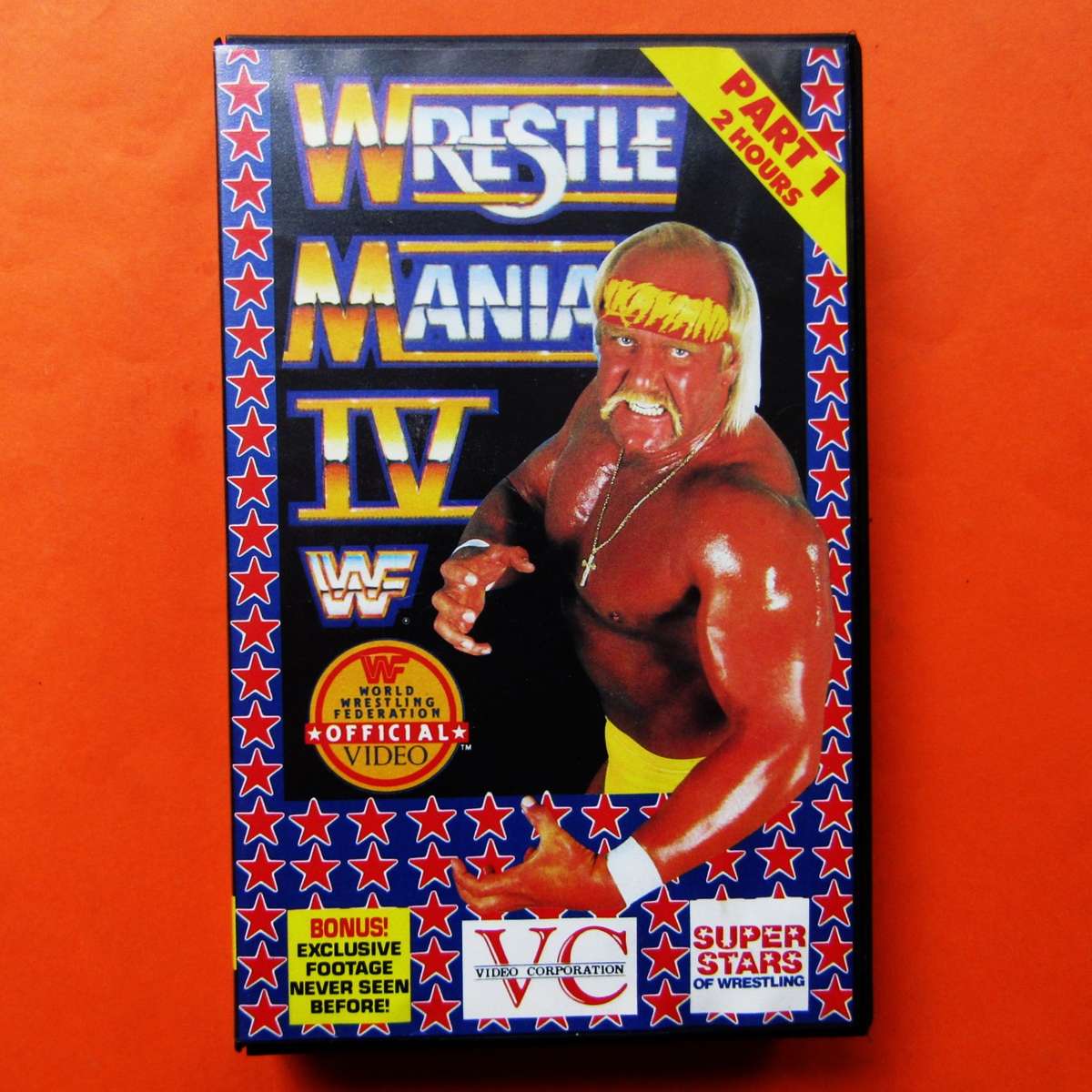 WrestleMania IV - WWF Wrestling VHS Video Tape (1990)