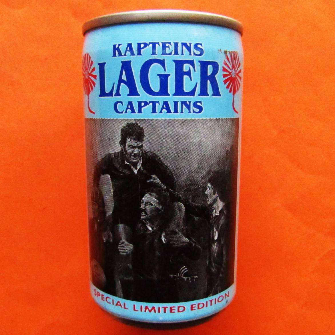 1990 Captains Lager Noord Transvaal Rugby Beer Can