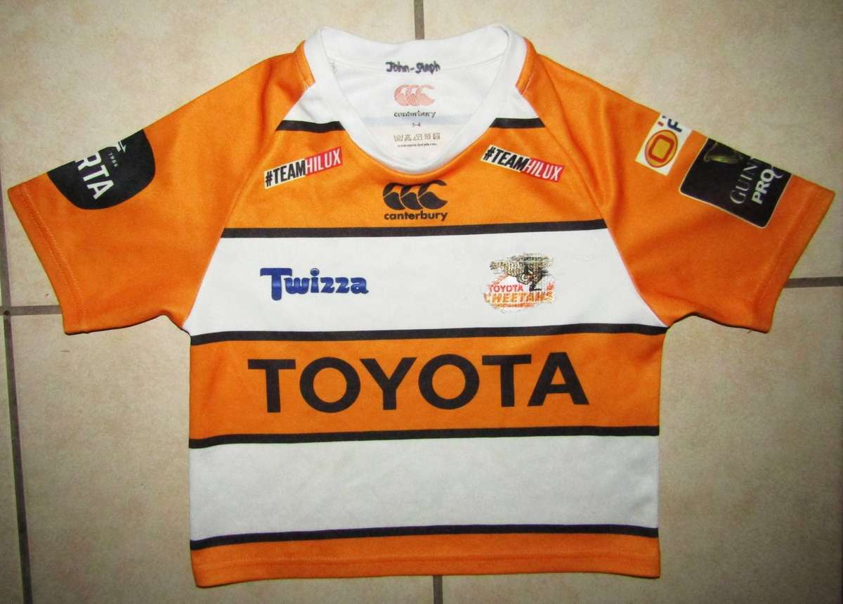 Old Cheetahs Rugby Jersey - Kids Size 3/4