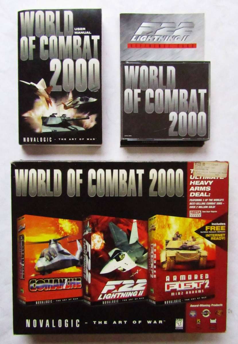 World of Combat 2000 - Big Box Triple PC Game (1998)