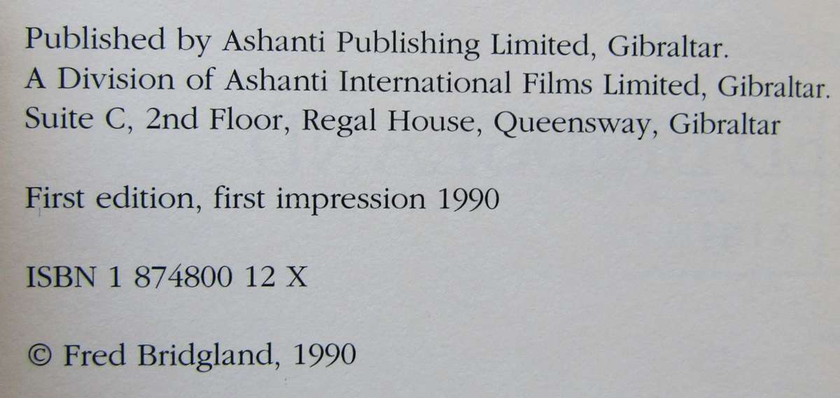 The War for Africa - Border War Hardcover Book (1990)